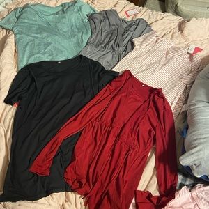 Nursing/Maternity shirts set of 5
